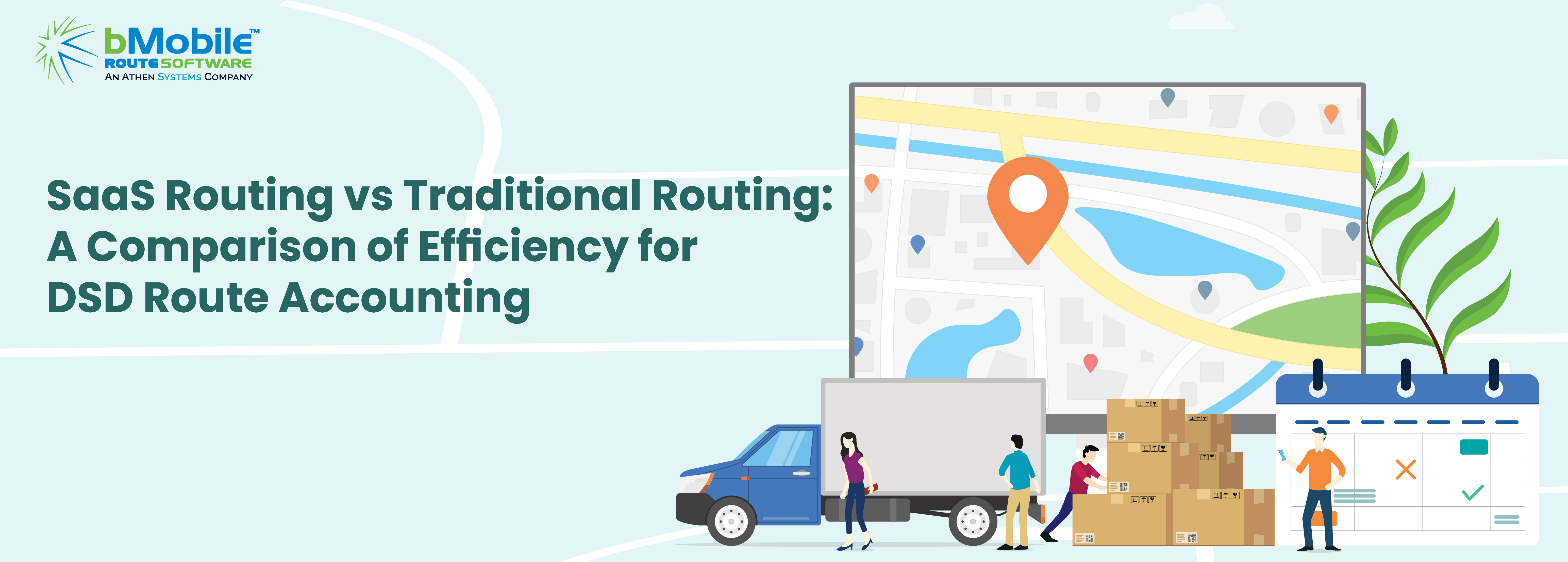 SaaS Routing vs Traditional Routing: A Comparison of Efficiency for DSD Route Accounting