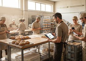 Wholesale bakery operations scaling delivery routes
