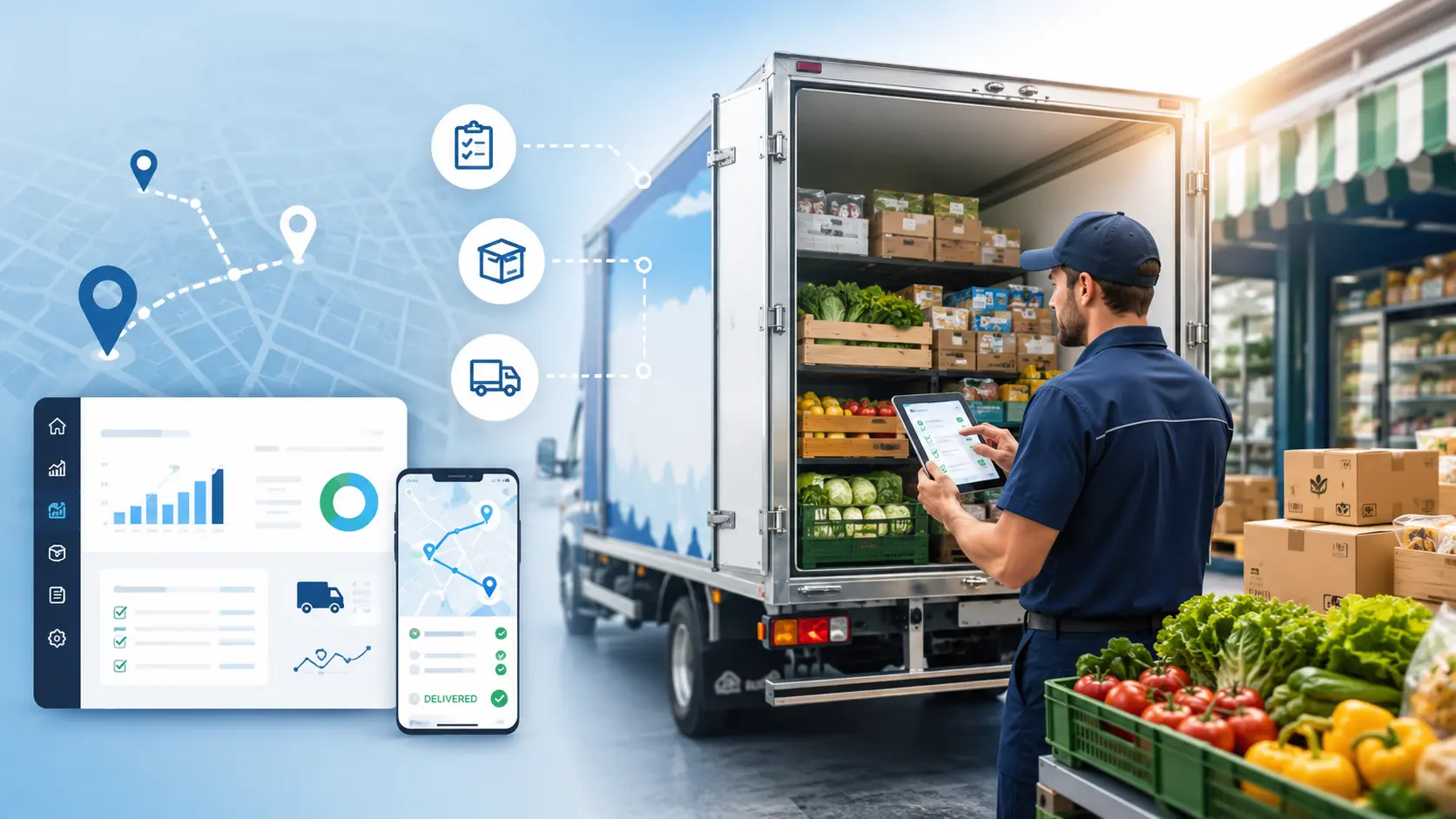 DSD Software for Food Distributors: Improve Delivery Accuracy, Route Management, and Truck Inventory