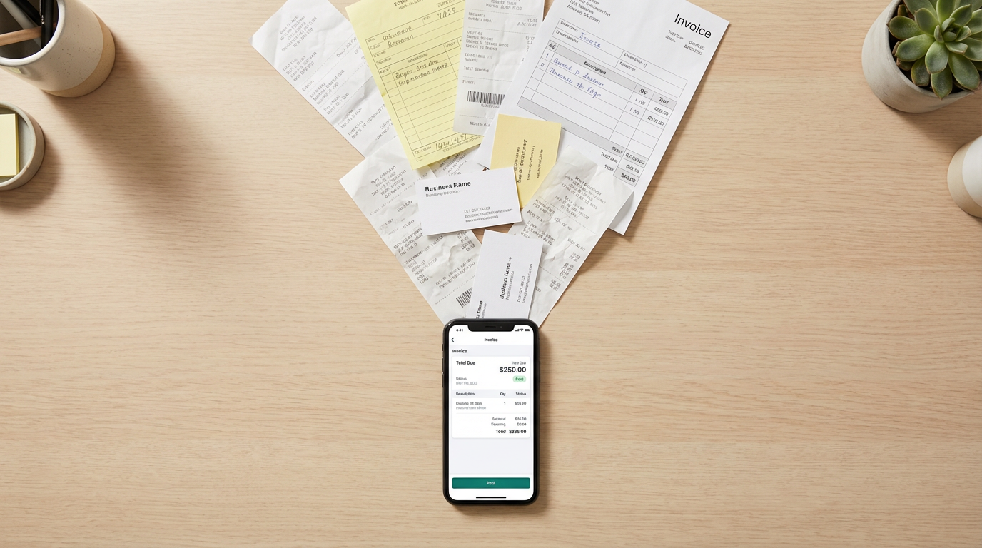 Route accounting software workflow from warehouse scanning to on-road navigation to delivery signature