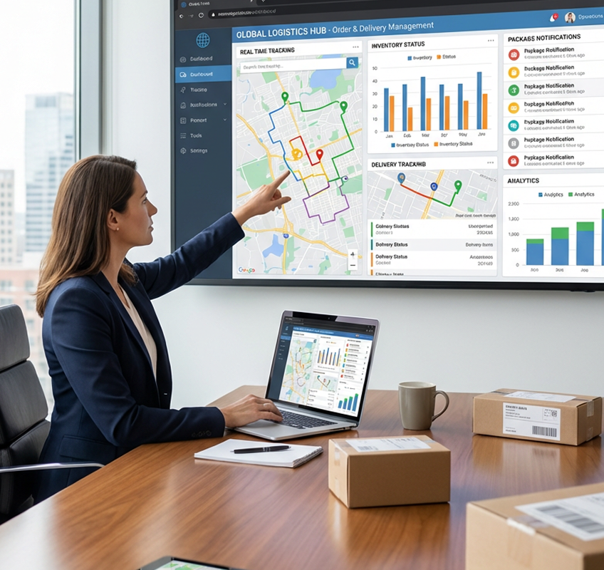 Person managing order
