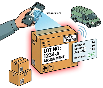 Real-time inventory updates