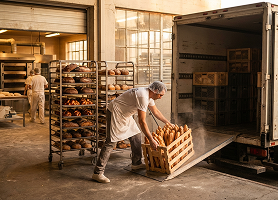 Wholesale bakery operations scaling delivery routes